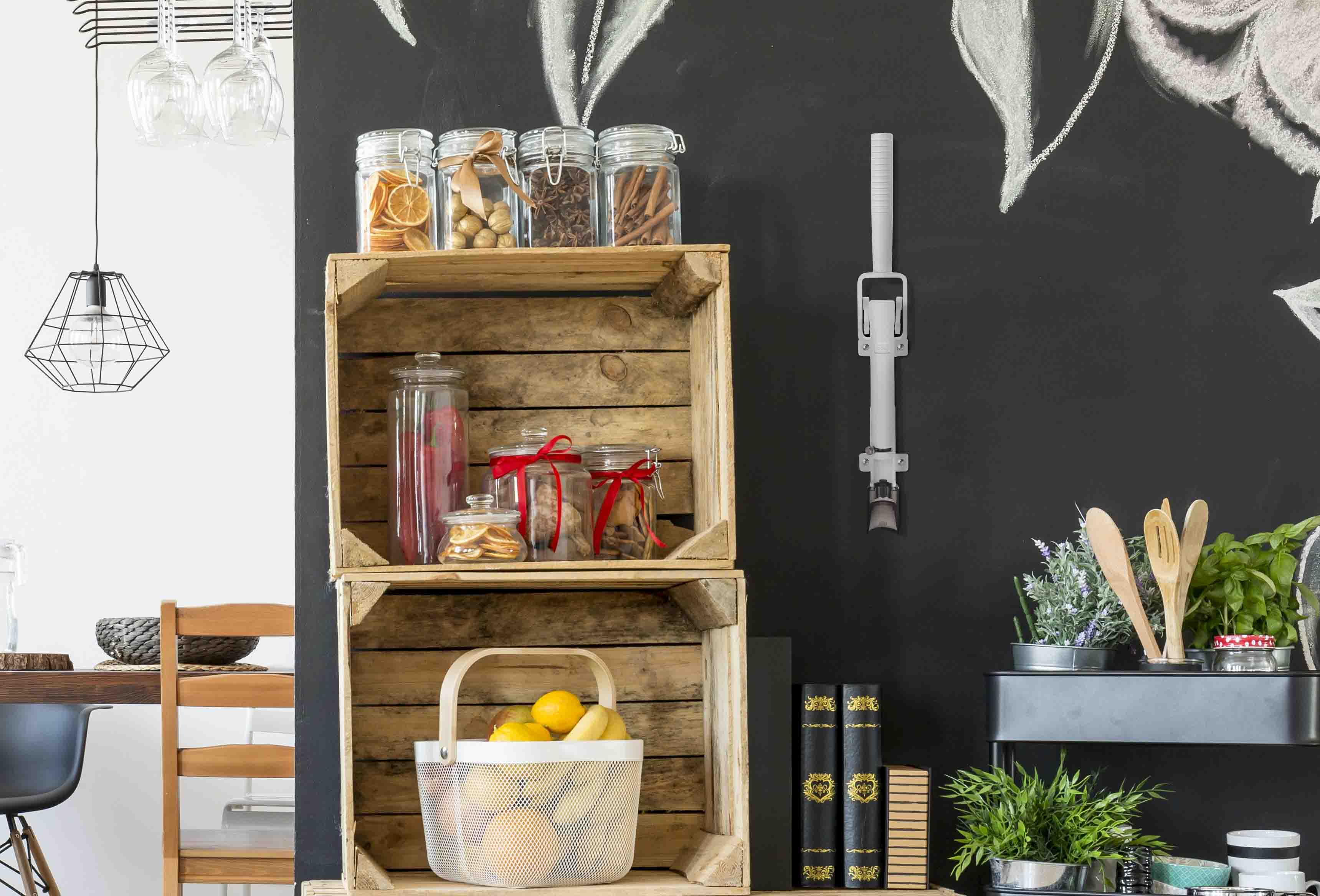 BOJ Professional Wine Opener White Wall Mounted Corkscrew Model 110 10411 wineopeners.shop