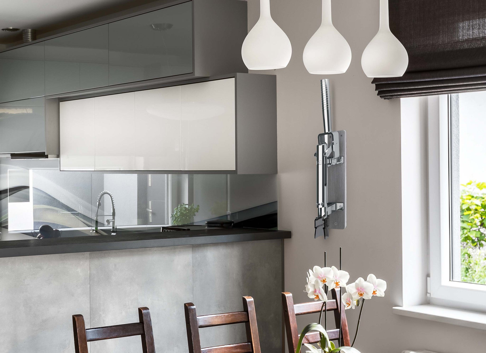 BOJ Professional Wine Opener Chrome Plated OakBacked Wall Mounted Corkscrew Model 110 10457 wineopeners.shop