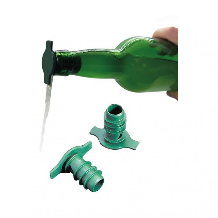 Set of 3 Speed Pourers for Perfect Perpendicular Flow of Wine, Txakoli, Liquor and Cider, Traditional (Spanish Escanciador)