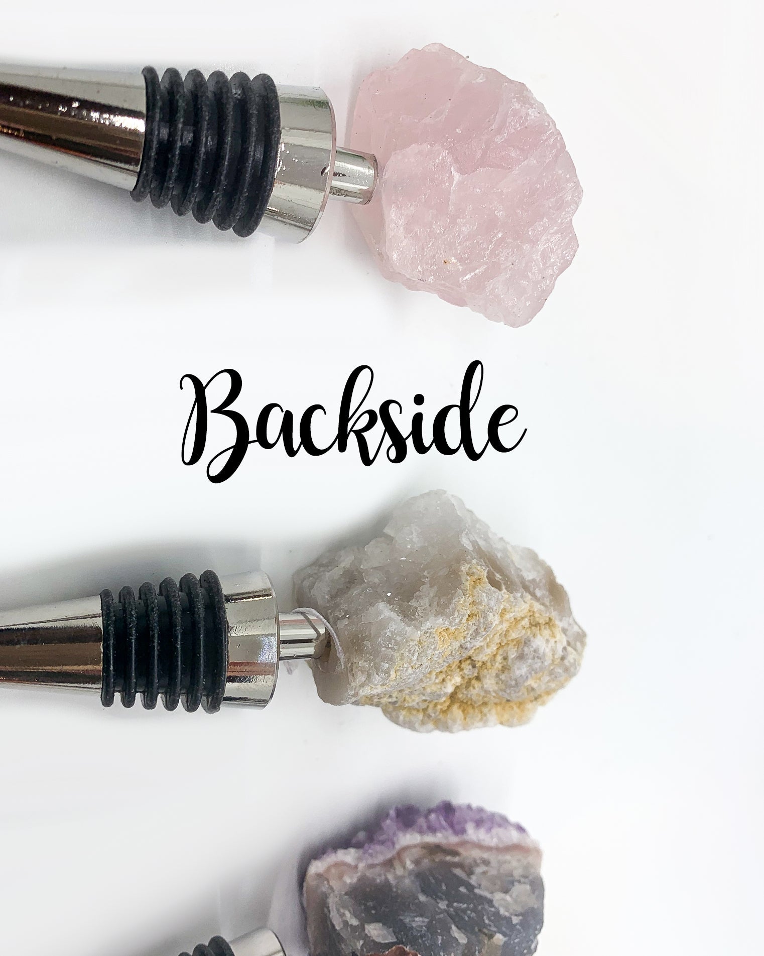 Natural Stone Wine Bottle Stoppers Set Decorative Bougie Bottle Stopper Gifts For Wine Lovers