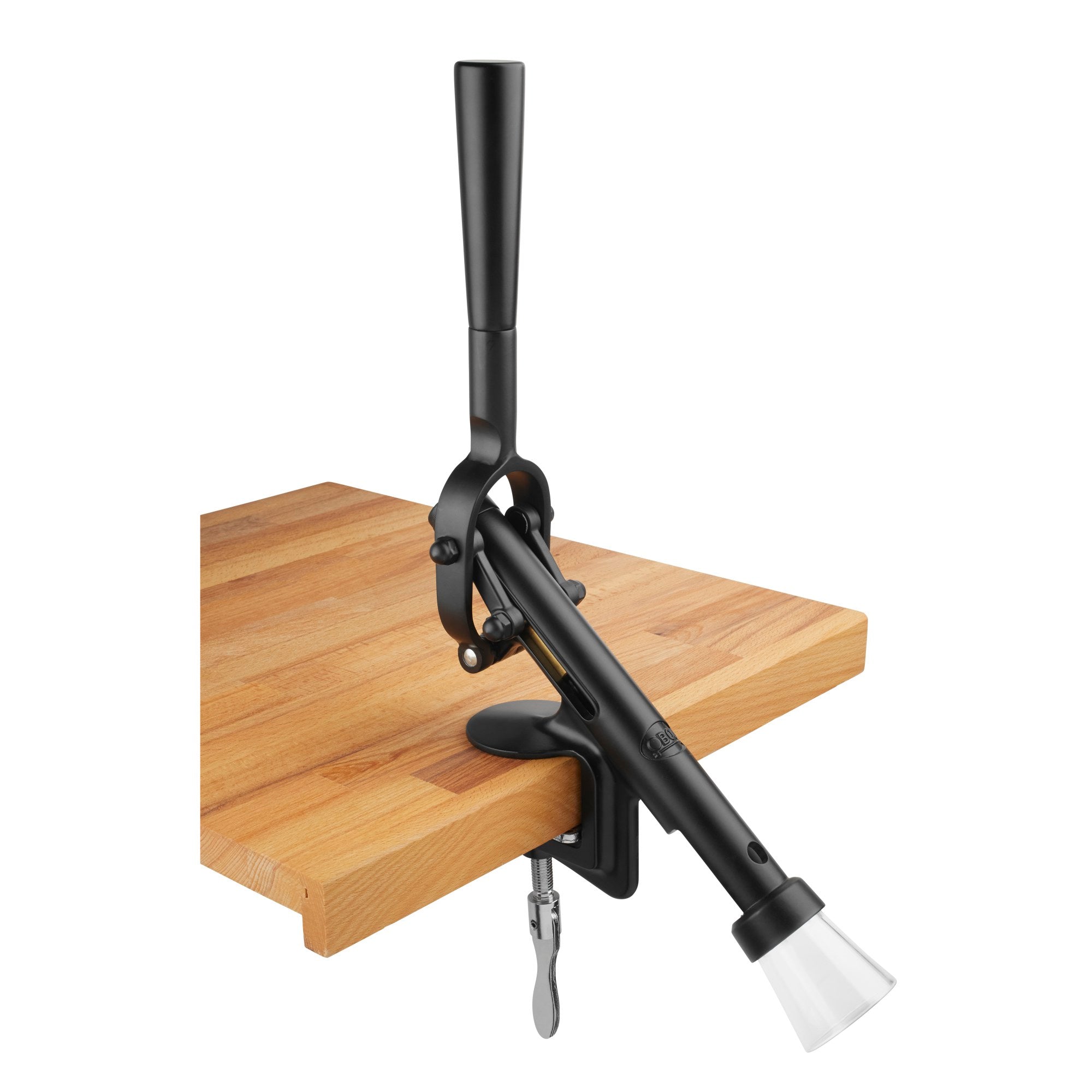 BOJ Professional Countertop Wine Opener Black TableMounted Corkscrew 09906 wineopeners.shop