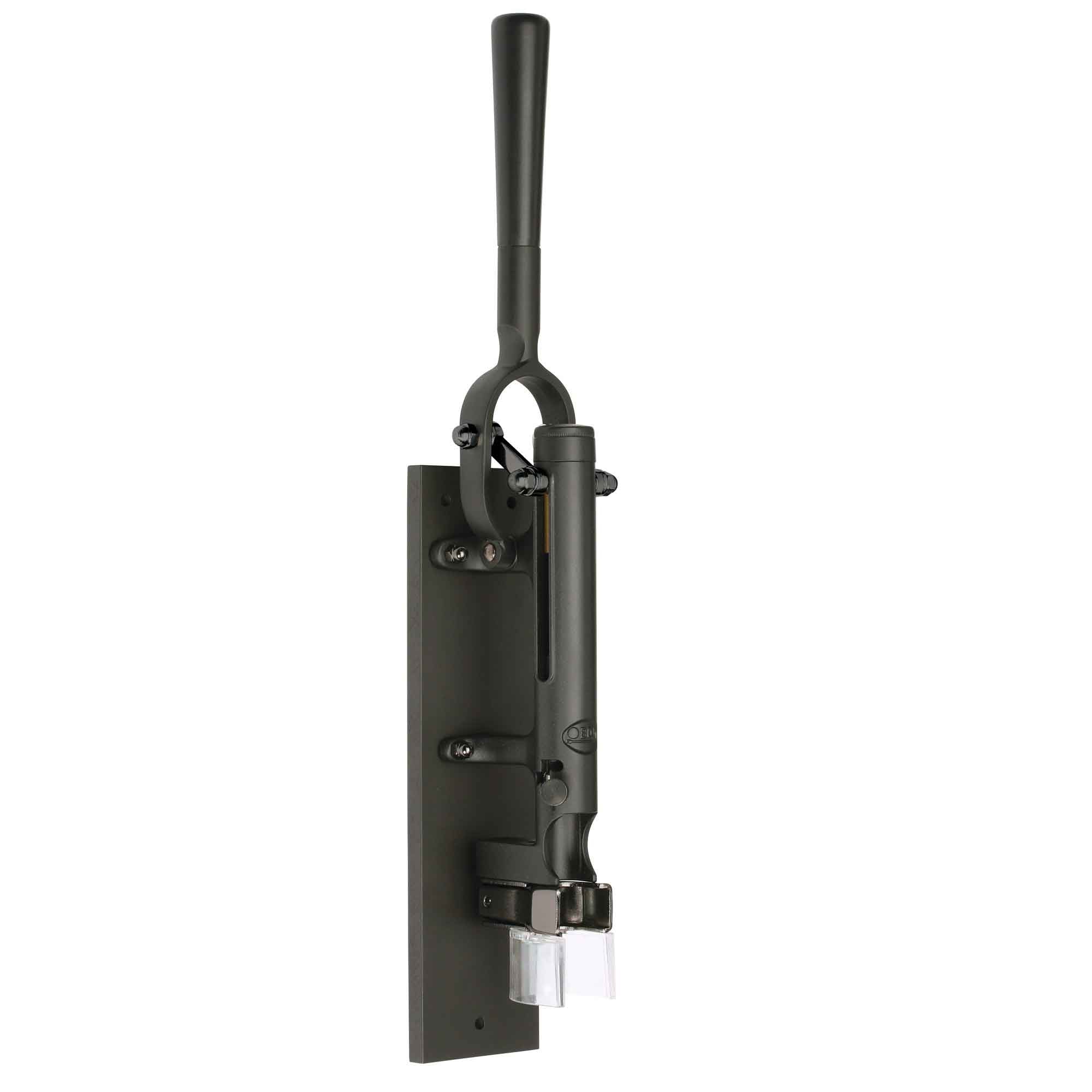 BOJ Professional Wine Opener Black SapeleBacked Wall Mounted Corkscrew 10455 wineopeners.shop