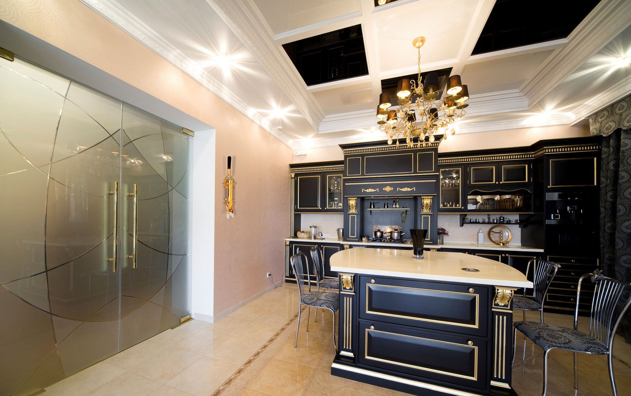 BOJ Professional Wine Opener 24k Gold EbonyBacked Wall Mounted Corkscrew Limited Edition 10461 wineopeners.shop